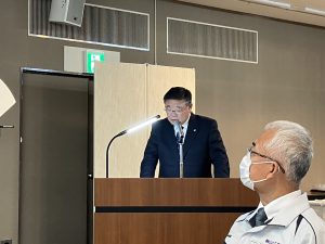 山口工務店42期経営計画発表会の様子